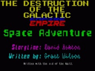 Destruction Of The Galactic Empire, The (1984)(David Ashton – Grant Wilson)[a] Rom